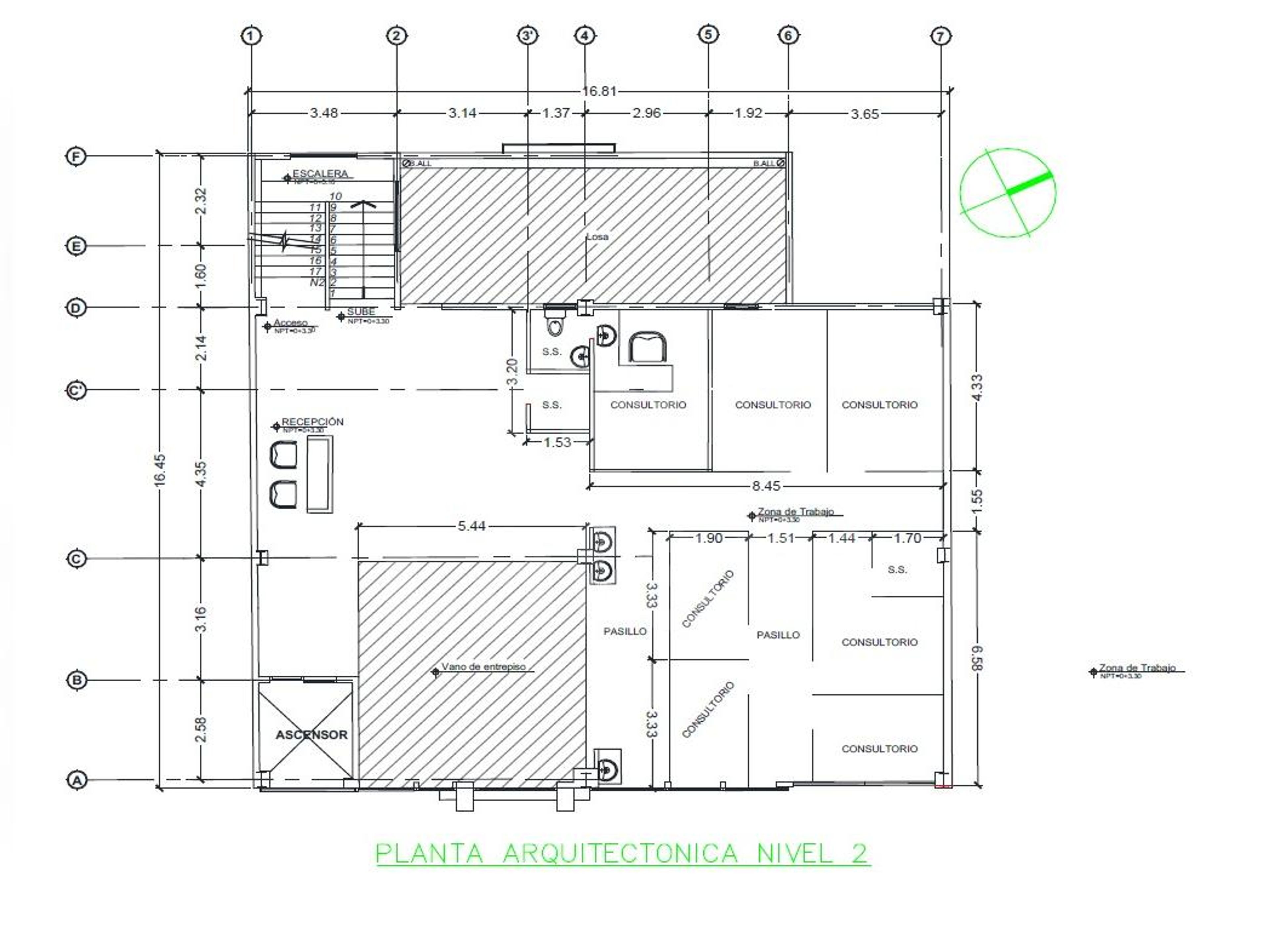Oficina medica en alquiler en Sonzacate