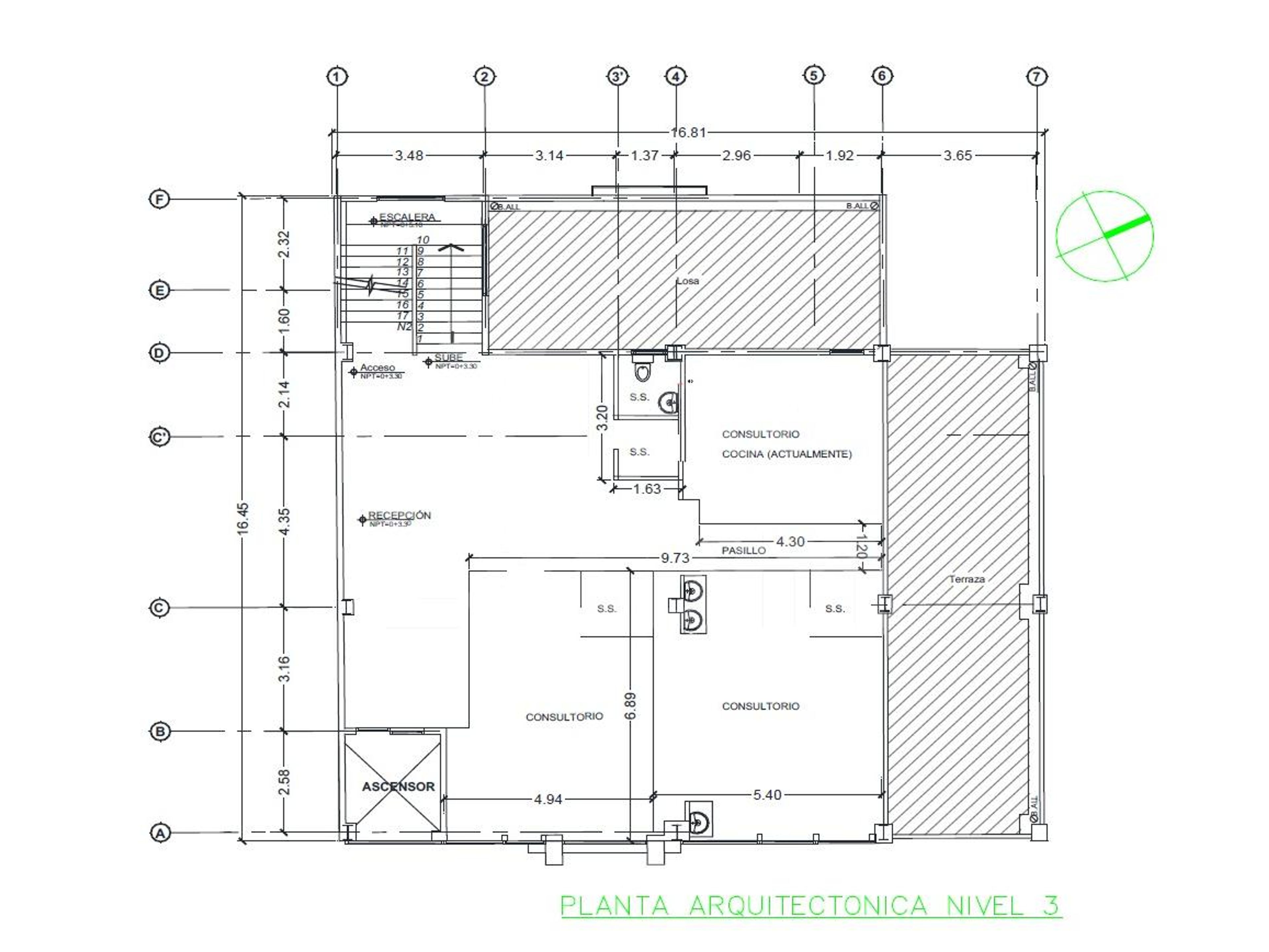 Oficina medica en alquiler en Sonzacate